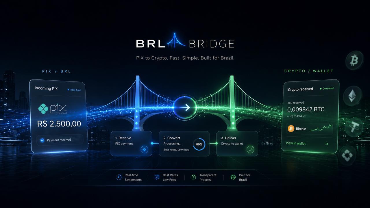 BRL Bridge Flow - Pix para Cripto